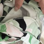 Open Edit NWT Camo Crop Top Muscle LARGE  Green Pink Strong Shoulder Abstract Photo 6