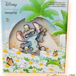 Lounge Fly  Disney Lilo & Stitch Floral Sliding Enamel Pin Photo 0