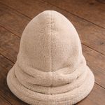 Cozy Sherpa Hood Scarf – Winter Gorpcore White Size undefined Photo 1