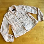Talbots Jean Jacket, Cotton, Lightweight, Pastel Pink, Size L Photo 13