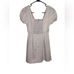 Buddy Love Sasha Tie Front Cut Out Mini Dress Size XS Gray Photo 2
