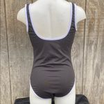 New Woman’s Black and White One Piece Swimwear with Scoop Neckline Size Medium Photo 3