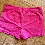 Loft  Chino 4” Shorts Women's 8 Dark Pink Mid Rise Photo 2