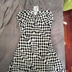 Cotton Candy LA Checkered Mini Dress Photo 0
