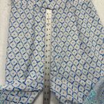 Lilly Pulitzer  Jumpsuit Wide Leg Sleeveless‎ Blue White Size 10 Photo 3