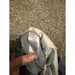 Happily Grey Women's Denim Maxi Skirt with Front Slit Raw Hem Size 5/26 EUC Blue Photo 9