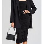 NWT Ser.o.ya Martha Strapless Midi Dress Black Sz XS $295 Photo 4