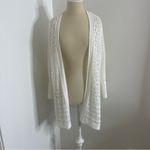 Charter Club  Size 1x Lightweight Cardigan Sweater White Lace Fun Sleeve Photo 1