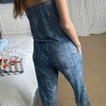 Abbeline Strapless Blue Jumpsuit Photo 1