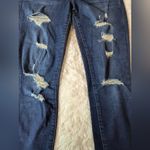 J Brand  Cropped Skinny Leg Jeans in Demented Trouble Destroyed Blue Indigo Sz 26 Photo 4