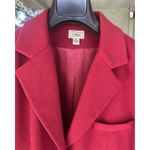 L.L. Bean Cashmere Wool Blazer Jacket Valentine's Day Red Classic Workwear Size XL Photo 6