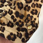 Charter Club  Woman 18W Leopard Print Round Collar Blazer Jacket Stretch Photo 6
