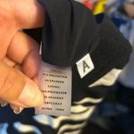 Ann Taylor Black & White A-Line Striped Skirt Photo 3