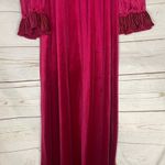 VINTAGE • R. Michael. Alan. • Velvet • Red • Small • Long Sleeve • Maxi Dress Size M Photo 6