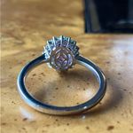 Moroccan Amethyst Tsavorite Garnet Sterling Silver Halo Ring Size 10 Purple Photo 3