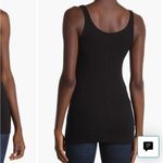 Vince ‎ Favorite Black Ribbed Pima Cotton Modal Tank Top Size Large Photo 2