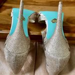 Betsey Johnson Blue By  Gold Glitter Sparkle Heels Photo 4