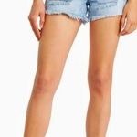 See Thru Soul High Rise Boyfried Denim Shorts • Sz 26 Blue Photo 0