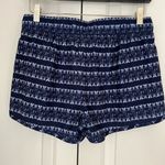 Athleta  Blue & White Stripe Ikat Sway Shorts Size Small Photo 5