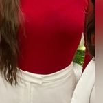 Dress Barn Vintage 90s  Long Sleeve Turtle Neck Red Size Large Photo 0