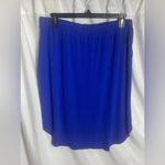 Zenana Outfitters Women's Plus Size 3XL Blue Skirt Drawstring Pockets Tulip Hem NWT Photo 3