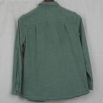 L.L.Bean Ladies'  Green Stretch Cotton Long Sleeve Button Up Shirt Medium Photo 4