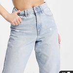 ASOS NWT Miss Selfridge Mom high waist tapered jean in lightwash blue Photo 1