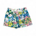 Anthropologie Sarah Campbell for Floral High Waist Shorts Size 4 Photo 2