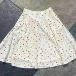 Modcloth A-Line Midi Skirt Size S Polka Dot Lined And Pockets Coquette Twee Photo 0