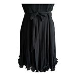 Alex Marie NWT Midnight Fantasy Pleated Sleeveless 3D Flower Hem Dress. … Photo 3