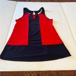 Cynthia Rowley Red Blue Color Block Sleeveless Blouse Top Tank Womens Size Small Photo 9
