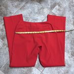 Bay vintage bootcut red pinstripe mid rise trousers dress pants size 10 Photo 2