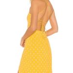 Majorelle NWT Yellow Daisy Lace Up Midi Dress - XXS Photo 8
