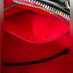 Dooney & Bourke  Black Floral Women's Boston Bag with Rainbow Zipper EUC Photo 10