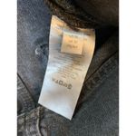 We The Free  People Distressed Black Jeans 30 Button Fly Denim Actual 34x29.5‎ Photo 5