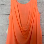 Decree  Women's Neon Orange Sleeveless Sz L NWT Photo 5