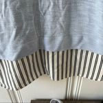 J.Crew ⭐️  Light Blue White Pinstripe Hem Tank Top Size XXS EUC Photo 1