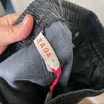 Raga  Black Faux Leather Harlee Trouser‎ With Elastic Waist Photo 6