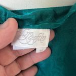 Go Softly Vintage Emerald Green Mini Slip Dress Nightgown Size Med🗝️ Photo 3