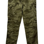 Pookie & Sebastian 1997 Low Rise Camo Cargo Pants Women's Small Cropped Green Photo 0