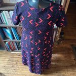 LuLaRoe  purple knit scoop neck high low travelcore S dress Photo 1