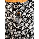 Maria Gabrielle Dress Womens 2X Black and White Tie Sash Floral Sleeveless OC4A Photo 5