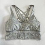 Lululemon Free To Be Moved Bra Size 4 Lilac Paisley Print Sporty Athletic Photo 9