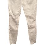 Long tall sally Women's White Jeans with Floral Embroidery size 6 stretch denim Photo 5