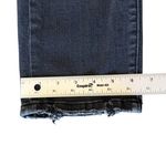 Vervet Flying Monkey Amie Black High Rise Straight Leg Ankle Jeans Raw Hem Button Fly Photo 12