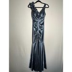 XScape  by Joanna Chen Blue/Silver Prom Dress Formal Dress Size 2 NWT Photo 3