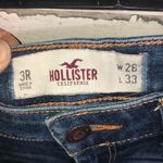 Hollister  distressed jeans straight fit size 3R or W26 L33 denim jeans pants​​ Photo 3