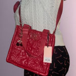 Juicy Couture NWT Red Quilted Shoulder Bag Photo 0