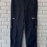Tripp NYC Royal Bones by  Cargo Pants Mesh Pockets Strappy Goth Size 13 Photo 2