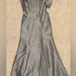 Alfred Sung NEW Off the Shoulder Bow Corset Satin
Trumpet Gown willow Sz 2 Photo 4